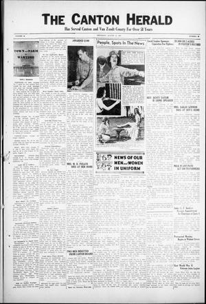 Primary view of object titled 'The Canton Herald (Canton, Tex.), Vol. 61, No. [32], Ed. 1 Thursday, August 12, 1943'.
