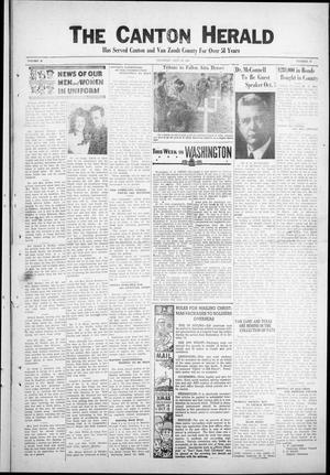 The Canton Herald (Canton, Tex.), Vol. 61, No. 39, Ed. 1 Thursday, September 30, 1943