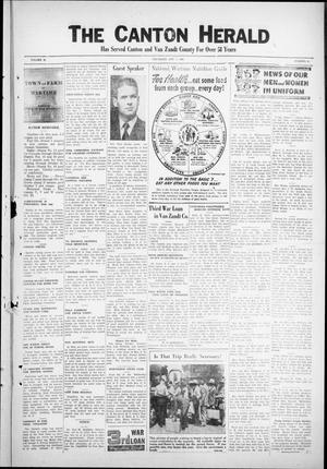 The Canton Herald (Canton, Tex.), Vol. 61, No. 40, Ed. 1 Thursday, October 7, 1943