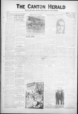 The Canton Herald (Canton, Tex.), Vol. 61, No. 44, Ed. 1 Thursday, November 4, 1943