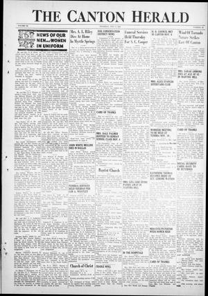 Primary view of object titled 'The Canton Herald (Canton, Tex.), Vol. 62, No. 45, Ed. 1 Thursday, November 9, 1944'.