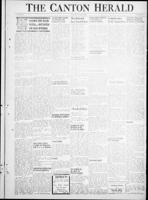 Primary view of object titled 'The Canton Herald (Canton, Tex.), Vol. 62, No. 47, Ed. 1 Thursday, November 23, 1944'.