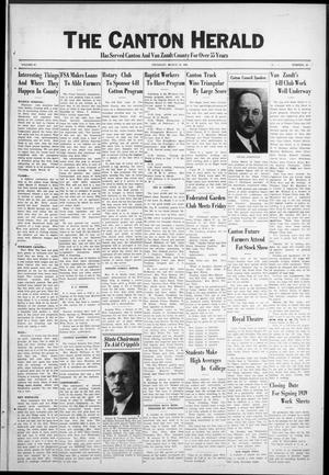 The Canton Herald (Canton, Tex.), Vol. 57, No. 11, Ed. 1 Thursday, March 16, 1939