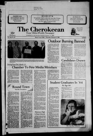 The Cherokeean. (Rusk, Tex.), Vol. 134, No. 52, Ed. 1 Thursday, February 9, 1984