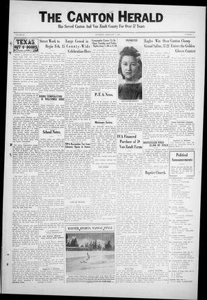 Primary view of object titled 'The Canton Herald (Canton, Tex.), Vol. 58, No. 5, Ed. 1 Thursday, February 1, 1940'.