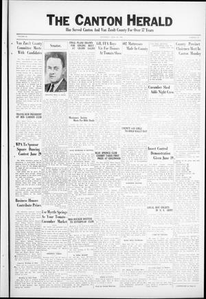 The Canton Herald (Canton, Tex.), Vol. 58, No. 25, Ed. 1 Thursday, June 20, 1940