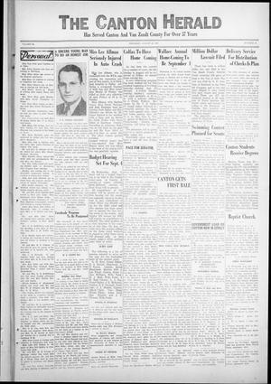 The Canton Herald (Canton, Tex.), Vol. 58, No. 34, Ed. 1 Thursday, August 22, 1940