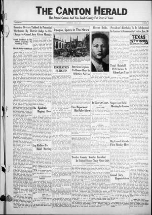 The Canton Herald (Canton, Tex.), Vol. 59, No. 2, Ed. 1 Thursday, January 9, 1941