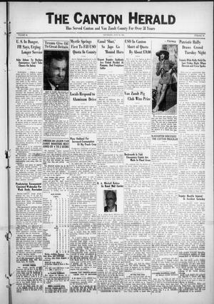 The Canton Herald (Canton, Tex.), Vol. 59, No. 30, Ed. 1 Thursday, July 24, 1941