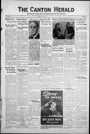 The Canton Herald (Canton, Tex.), Vol. 60, No. 6, Ed. 1 Thursday, February 5, 1942