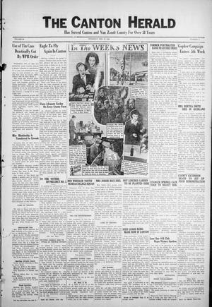 The Canton Herald (Canton, Tex.), Vol. 60, No. 8, Ed. 1 Thursday, February 19, 1942
