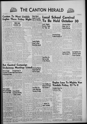 The Canton Herald (Canton, Tex.), Vol. 70, No. 42, Ed. 1 Thursday, October 16, 1952