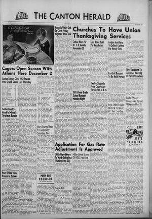 The Canton Herald (Canton, Tex.), Vol. 70, No. 48, Ed. 1 Thursday, November 27, 1952