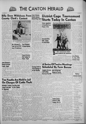 The Canton Herald (Canton, Tex.), Vol. 72, No. 7, Ed. 1 Thursday, February 11, 1954