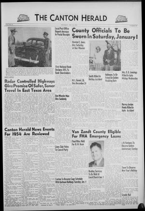The Canton Herald (Canton, Tex.), Vol. 72, No. 53, Ed. 1 Thursday, December 30, 1954