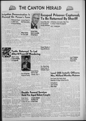 The Canton Herald (Canton, Tex.), Vol. 73, No. 24, Ed. 1 Thursday, June 16, 1955