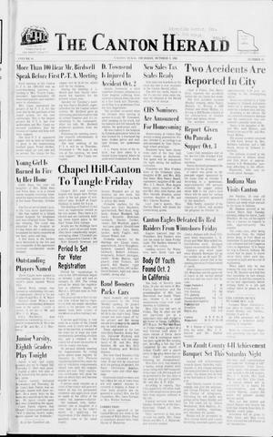 The Canton Herald (Canton, Tex.), Vol. 85, No. 41, Ed. 1 Thursday, October 9, 1969