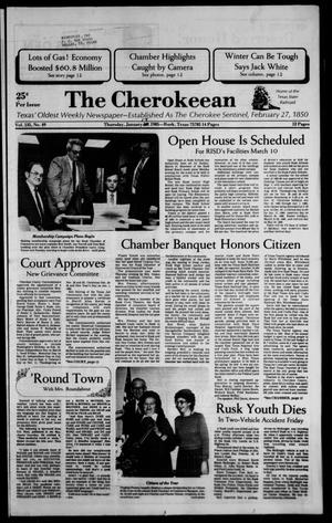 The Cherokeean. (Rusk, Tex.), Vol. 135, No. 49, Ed. 1 Thursday, January 17, 1985
