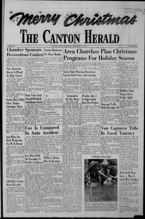 Primary view of object titled 'The Canton Herald (Canton, Tex.), Vol. 83, No. 51, Ed. 1 Thursday, December 22, 1966'.