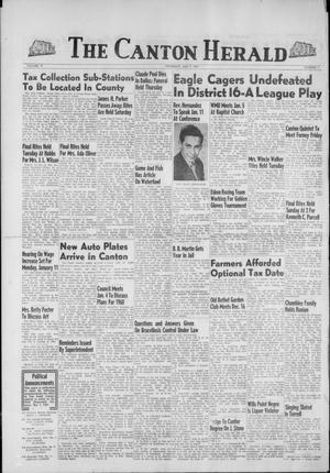 The Canton Herald (Canton, Tex.), Vol. 77, No. 1, Ed. 1 Thursday, January 7, 1960