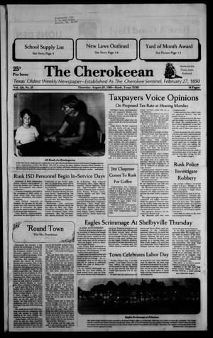 The Cherokeean. (Rusk, Tex.), Vol. 136, No. 29, Ed. 1 Thursday, August 29, 1985