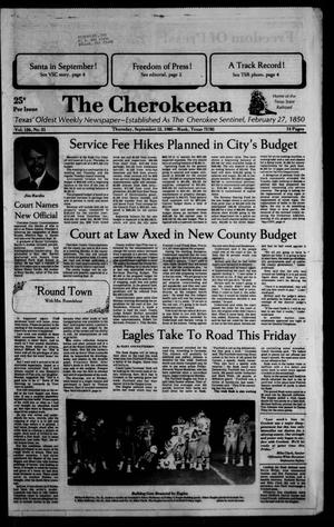 The Cherokeean. (Rusk, Tex.), Vol. 136, No. 31, Ed. 1 Thursday, September 12, 1985