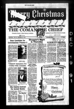 The Comanche Chief (Comanche, Tex.), Vol. 119, No. 31, Ed. 1 Thursday, December 19, 1991