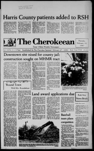 The Cherokeean. (Rusk, Tex.), Vol. 139, No. 2, Ed. 1 Thursday, February 19, 1987