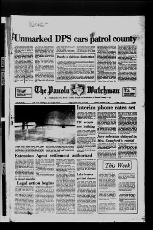 The Panola Watchman (Carthage, Tex.), Vol. 108, No. 39, Ed. 1 Thursday, November 13, 1980