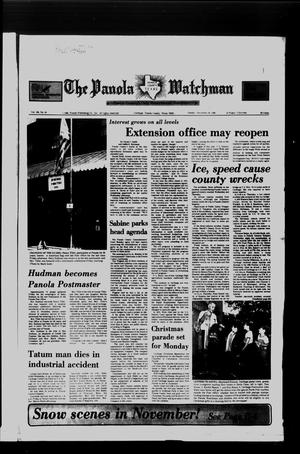 The Panola Watchman (Carthage, Tex.), Vol. 108, No. 44, Ed. 1 Sunday, November 30, 1980