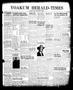 Thumbnail image of item number 1 in: 'Yoakum Herald-Times (Yoakum, Tex.), Vol. 62, No. 87, Ed. 1 Friday, November 7, 1958'.