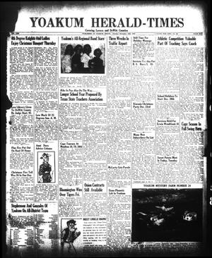 Yoakum Herald-Times (Yoakum, Tex.), Vol. 62, No. 98, Ed. 1 Tuesday, December 16, 1958