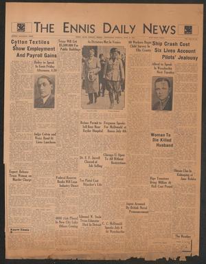 The Ennis Daily News (Ennis, Tex.), Vol. 42, No. 215, Ed. 1 Wednesday, June 27, 1934