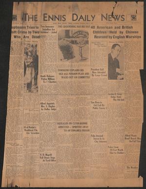 The Ennis Daily News (Ennis, Tex.), Vol. 43, No. 82, Ed. 1 Saturday, February 2, 1935