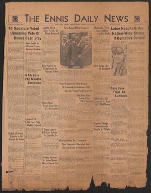 The Ennis Daily News (Ennis, Tex.), Vol. 43, No. 161, Ed. 1 Friday, May 24, 1935