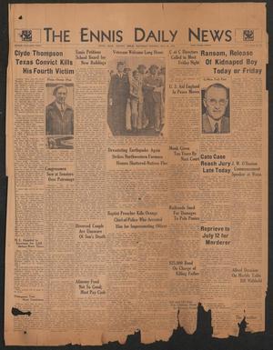 The Ennis Daily News (Ennis, Tex.), Vol. 43, No. 161, Ed. 1 Thursday, May 30, 1935