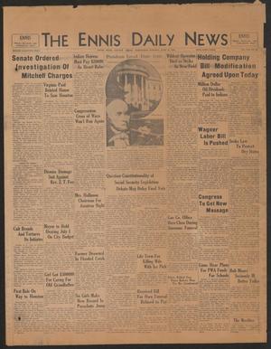 The Ennis Daily News (Ennis, Tex.), Vol. 42, No. 164, Ed. 1 Wednesday, June 19, 1935