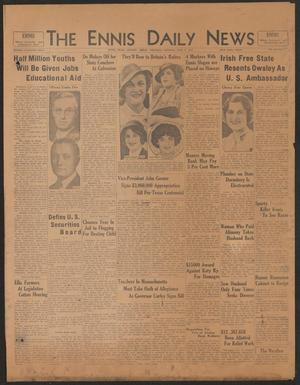 The Ennis Daily News (Ennis, Tex.), Vol. 42, No. 171, Ed. 1 Thursday, June 27, 1935