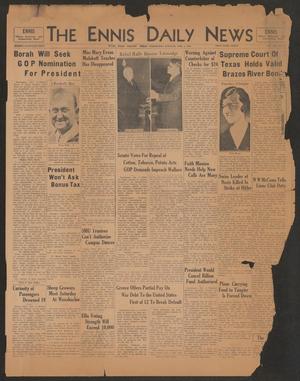 The Ennis Daily News (Ennis, Tex.), Vol. 42, No. 320, Ed. 1 Wednesday, February 5, 1936