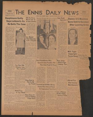 The Ennis Daily News (Ennis, Tex.), Vol. 42, No. 332, Ed. 1 Thursday, February 20, 1936