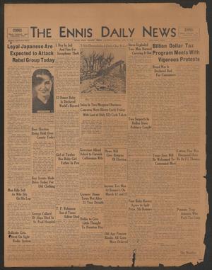 The Ennis Daily News (Ennis, Tex.), Vol. 42, No. 338, Ed. 1 Saturday, February 29, 1936