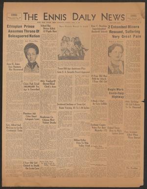 The Ennis Daily News (Ennis, Tex.), Vol. 42, No. 349, Ed. 1 Wednesday, April 22, 1936