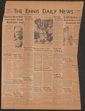 The Ennis Daily News (Ennis, Tex.), Vol. 42, No. 364, Ed. 1 Thursday, June 4, 1936