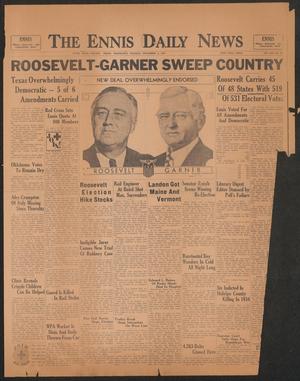 The Ennis Daily News (Ennis, Tex.), Vol. 42, No. 149, Ed. 1 Wednesday, November 4, 1936