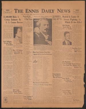 The Ennis Daily News (Ennis, Tex.), Vol. 42, No. 161, Ed. 1 Monday, November 9, 1936