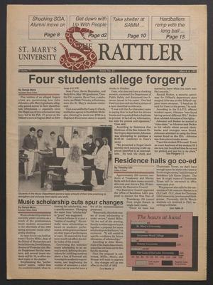 Primary view of object titled 'The Rattler (San Antonio, Tex.), Vol. 77, No. 12, Ed. 1 Wednesday, March 4, 1992'.