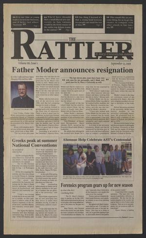 Primary view of The Rattler (San Antonio, Tex.), Vol. 86, No. 1, Ed. 1 Wednesday, September 15, 1999