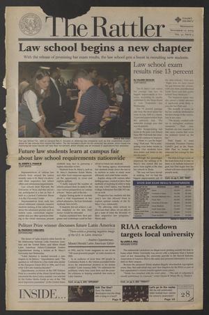 Primary view of object titled 'The Rattler (San Antonio, Tex.), Vol. 91, No. 5, Ed. 1 Wednesday, November 12, 2003'.