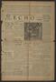 Thumbnail image of item number 1 in: 'St. Edward's Echo (Austin, Tex.), Vol. 25, No. 4, Ed. 1 Wednesday, October 22, 1941'.