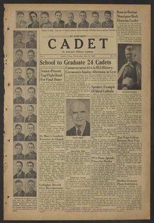 Primary view of object titled 'St. Edward's Cadet (Austin, Tex.), Vol. 3, No. 16, Ed. 1 Wednesday, May 29, 1946'.